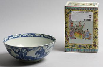 PARTI PORSLIN, 2 delar. Kina.