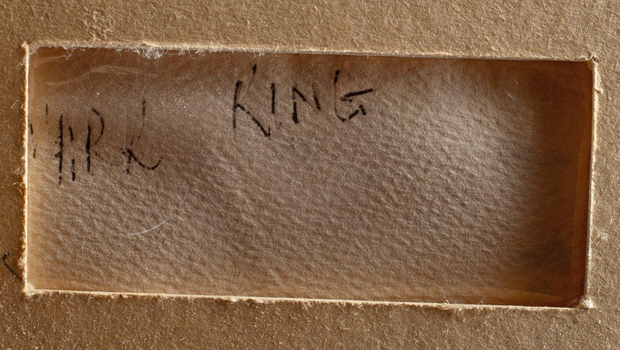 MARK KING, 2 st, bemålad litografier, signerad i trycket.