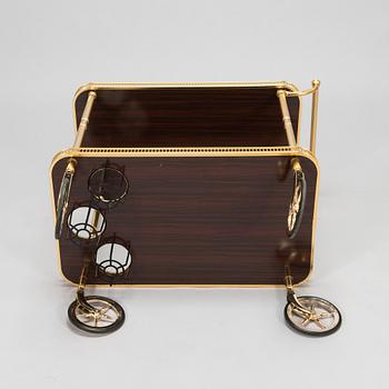A 1970s serving trolley.