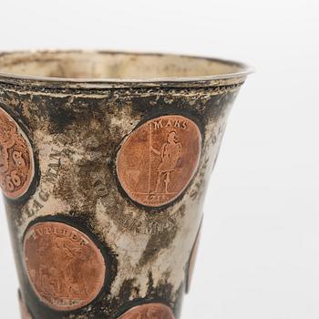 Pikari, kuparikolikoilla, leimaamaton, Ruotsi 1730-luku.