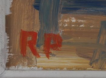 RAGNAR PERSON, olja på pannå, sign.