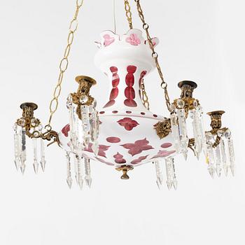A chandelier, late 19th Century.