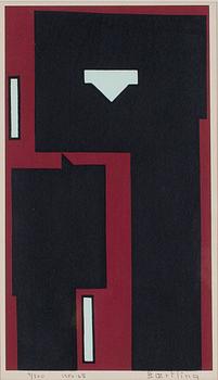 Olle Bærtling, "Égypte - formes noires dans le rouge" .