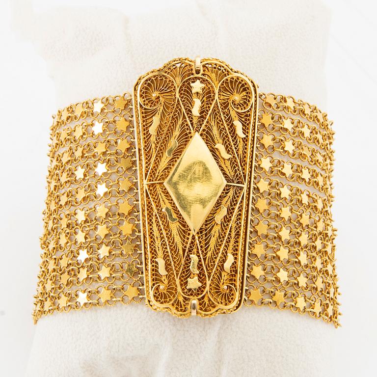 Armband 18K guld, Egypten.