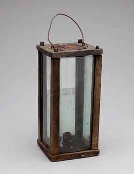 STALLYKTA, trä och glas. 1800-tal.