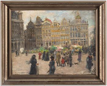 WILLIAM PAPE, oil on board, signed and dated 1916 Brüssel.