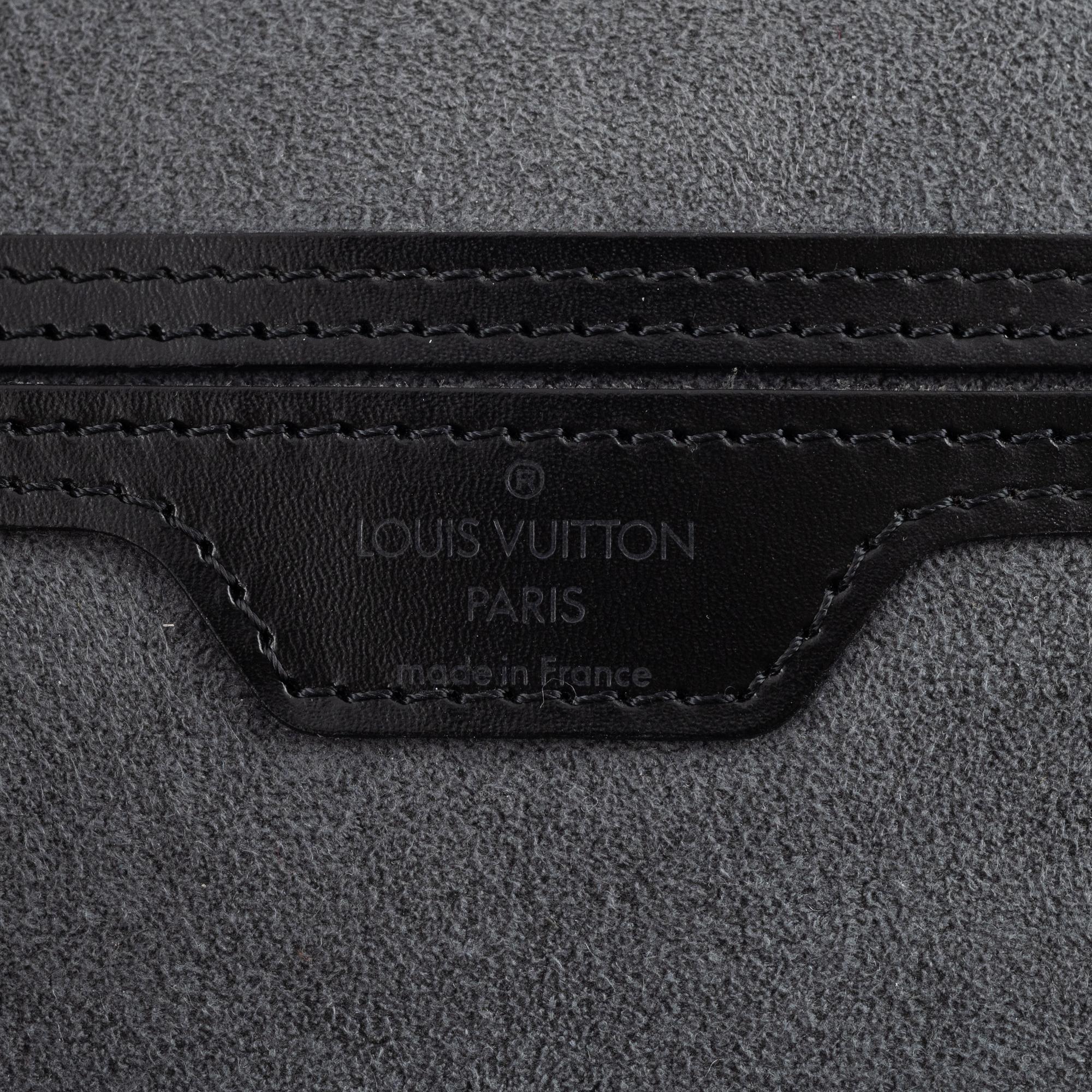 Louis Vuitton, A black Epi 'Goblin' backpack, 1995.