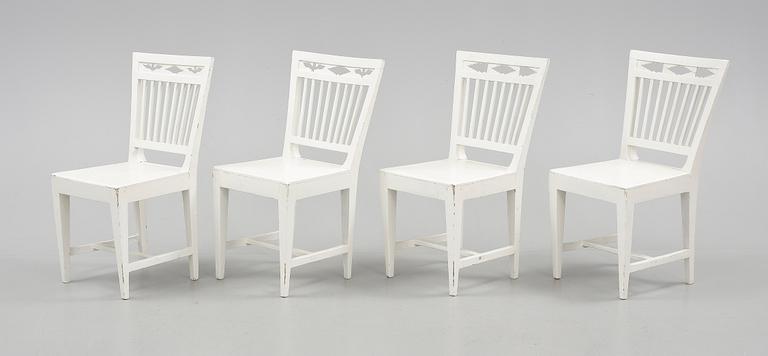 STOLAR, 2+2, Gustavianska, Ångermanland, 1800-talets första hälft.