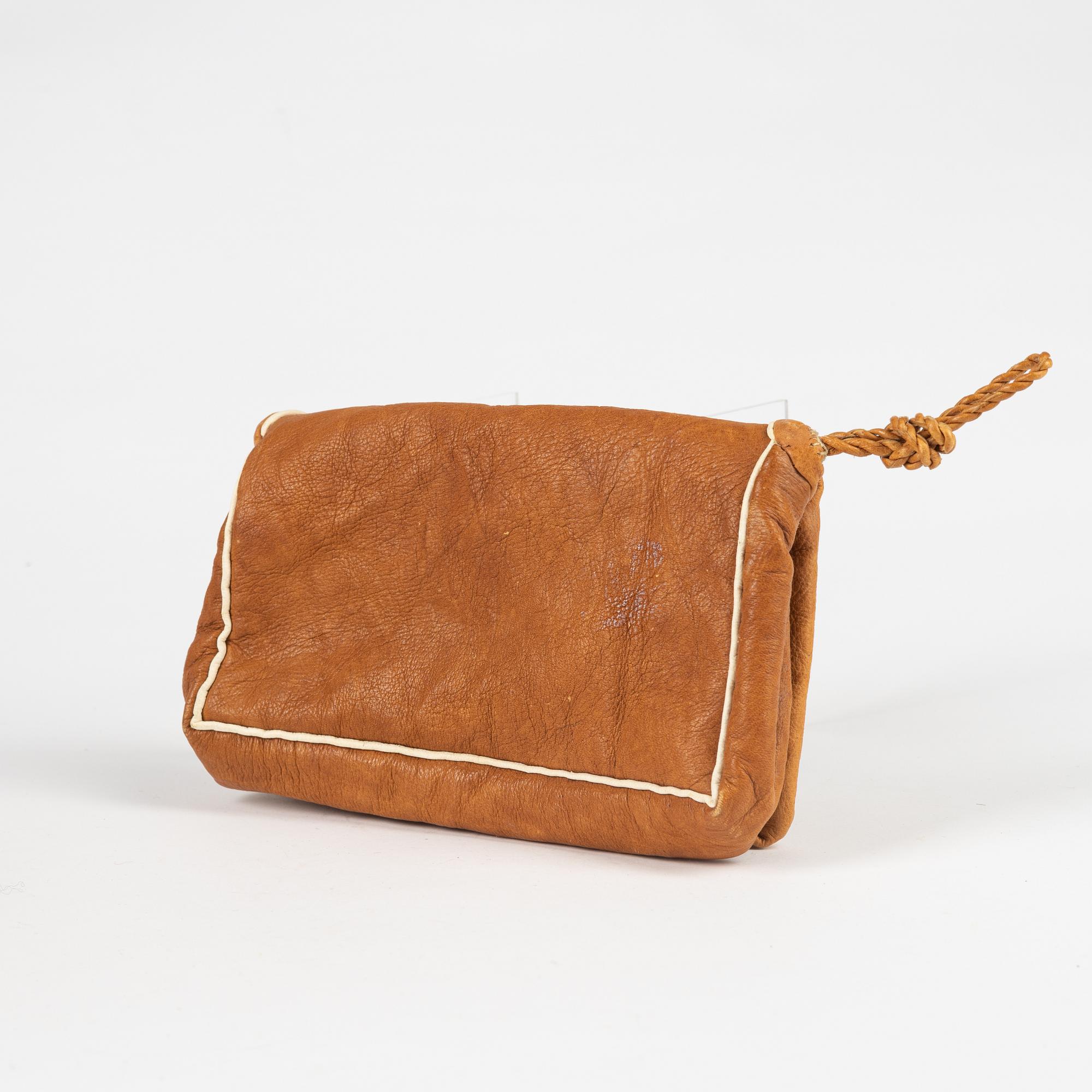 Three leather bags.