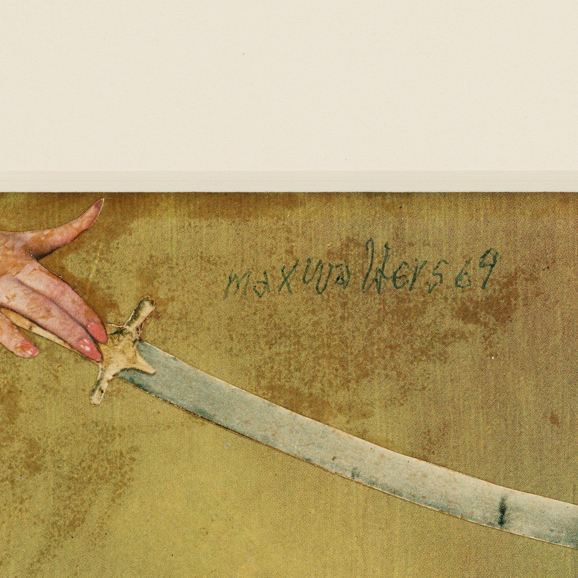 MAX WALTER SVANBERG, collage, signed and dated -69.