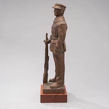 PENTTI PAPINAHO, skulptur, brons, signerad och daterad i godset 1988.