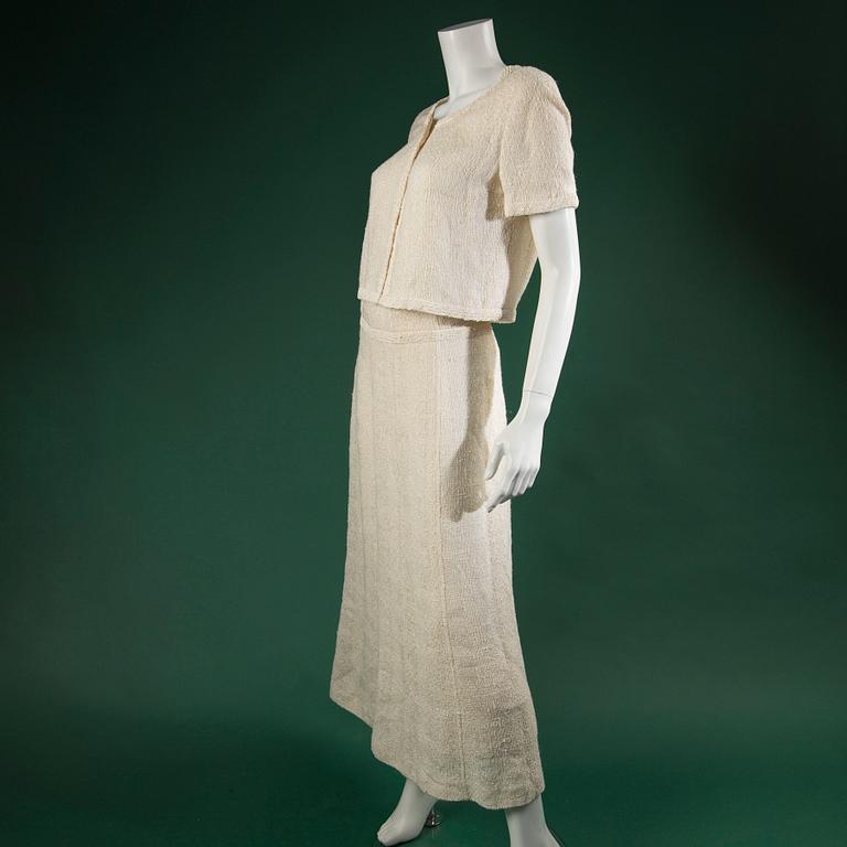 DRÄKT, CHANEL, fransk storlek 42.