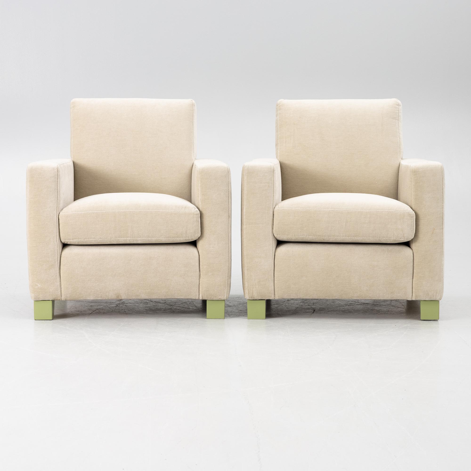 A pair of 'Caspian Club Chairs' by RIJD, contemporary.