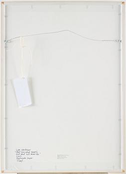 LUKE STETTNER, Triptyche, signed and dated 2009 on verso. Hand-made paper, med tryck.