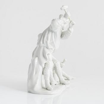 A porcelain figurine group, Fürstenberg, Germany, first half of the 20th century.
