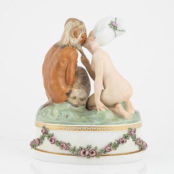 Gerhard Henning, a porcelain figurine, Royal Copenhagen, Denmark, early 20th Century.