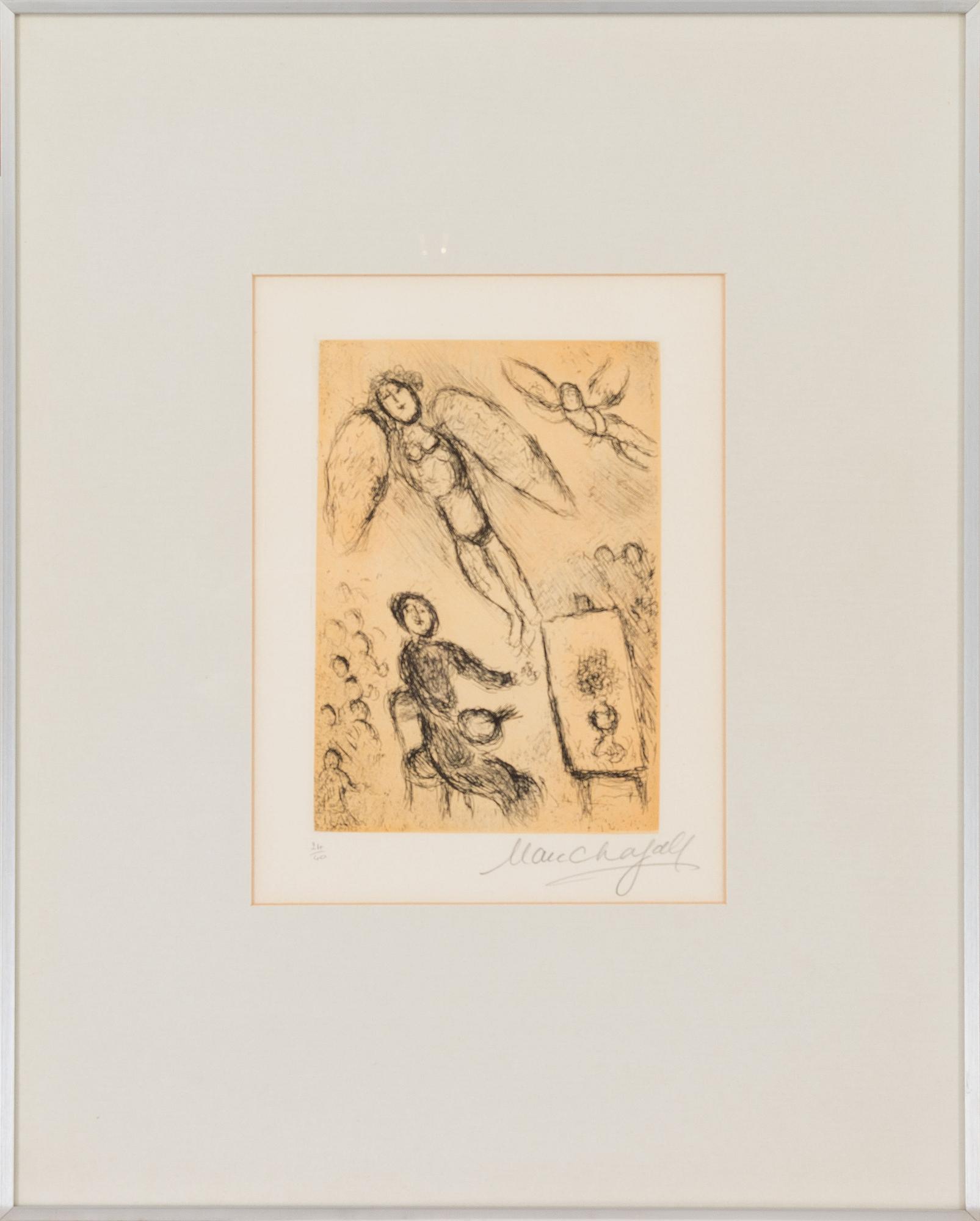 MARC CHAGALL, PLATE 11 FROM "PSAUMES DE DAVID".