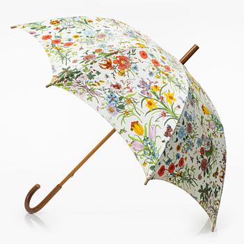 Gucci, umbrella, "Flora", vintage.