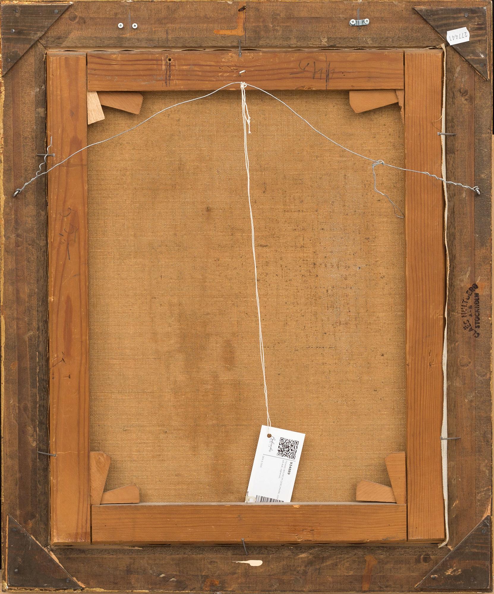 FRANS WILHELM ODELMARK, olja på duk, signerad,