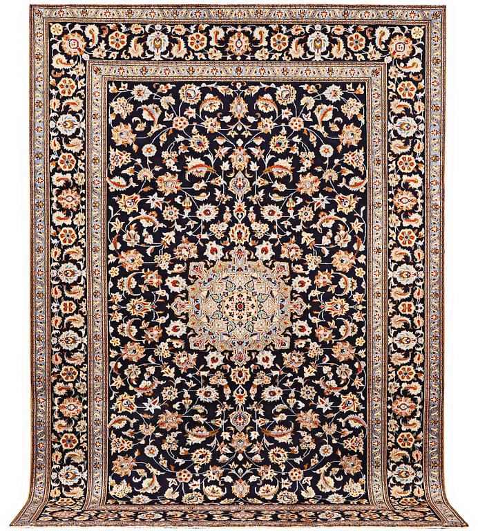 A carpet, Kashan, c. 361 x 248 cm.