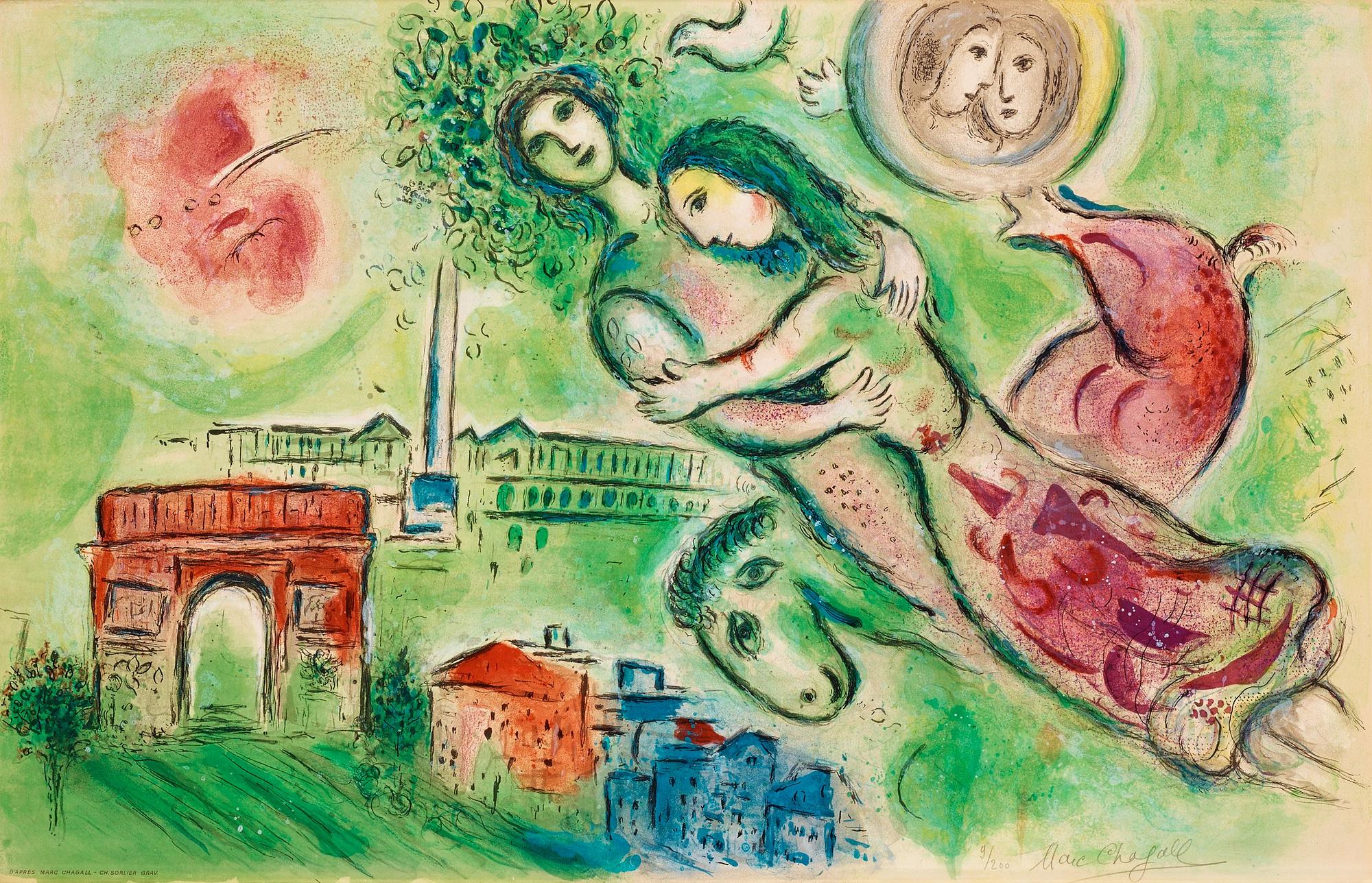 Marc Chagall, (Efter), "Roméo et Juliette".