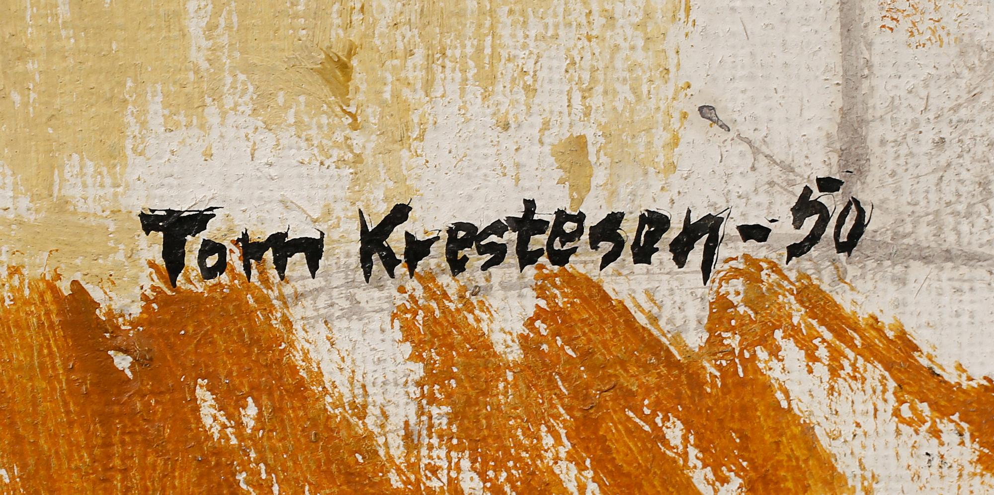 TOM KRESTESEN, olja på duk, signerad och daterad -50.