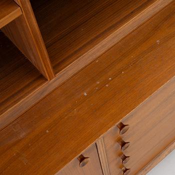 Yngvar Sandström, Bookcase/shelving system, 3 pieces, Seffle Möbelfabrik, second half of the 20th century.