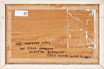 GUNNAR TANDBERG, gouache, signerad.