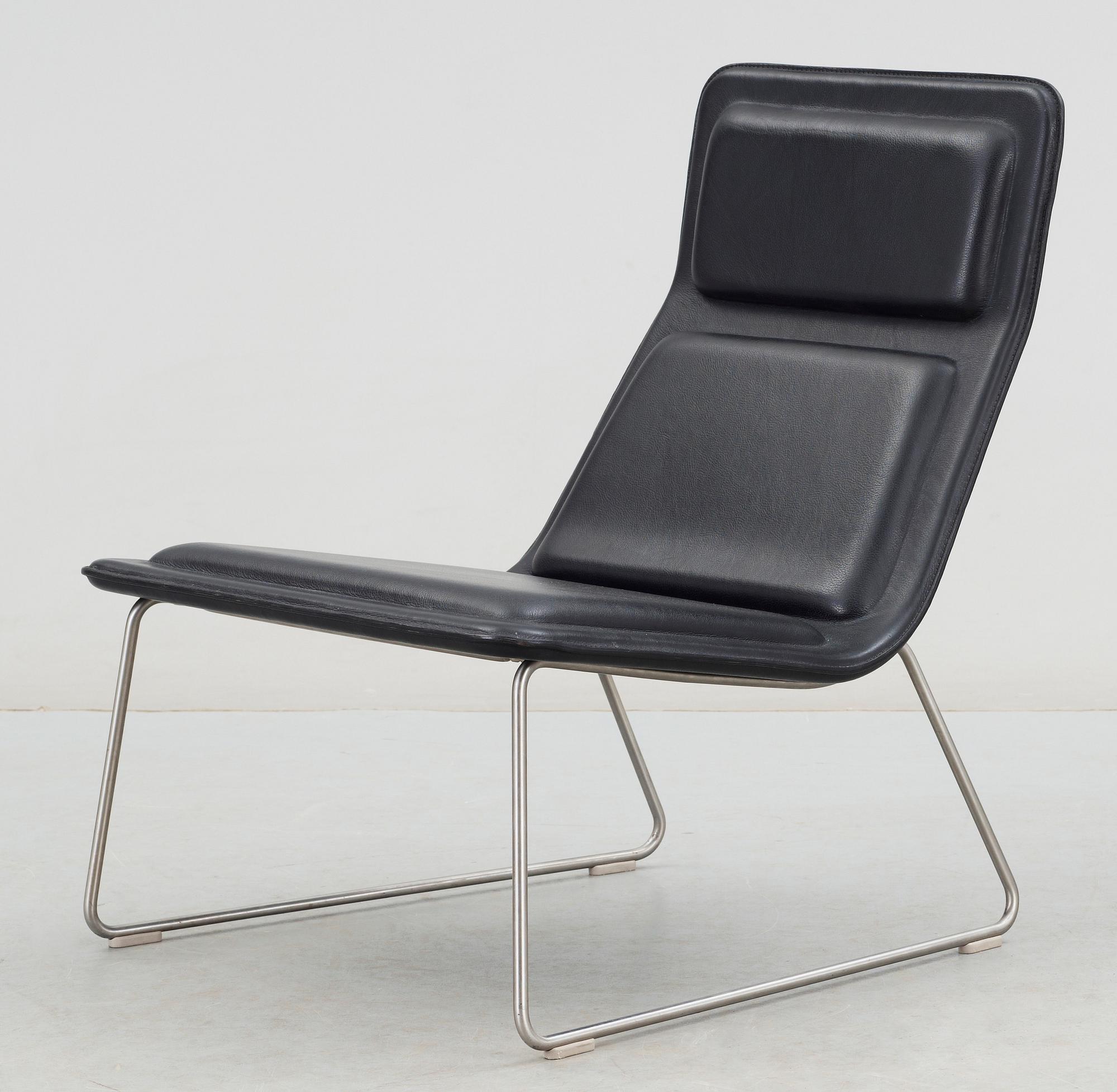 FÅTÖLJ, "Low Pad", Jasper Morrison för Cappelini, Italien, 1999.
