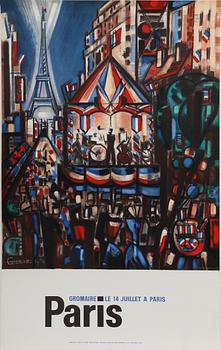 Marcel Gromaire · MARCEL GROMAIRE, efter, affisch, Mourlot, Paris.