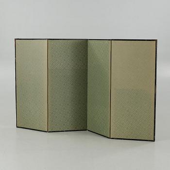 A chinese folding screen, first half of the 20th century.