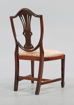 STOLAR, 10 st, engelsk stil, omkring 1900-talets mitt.
