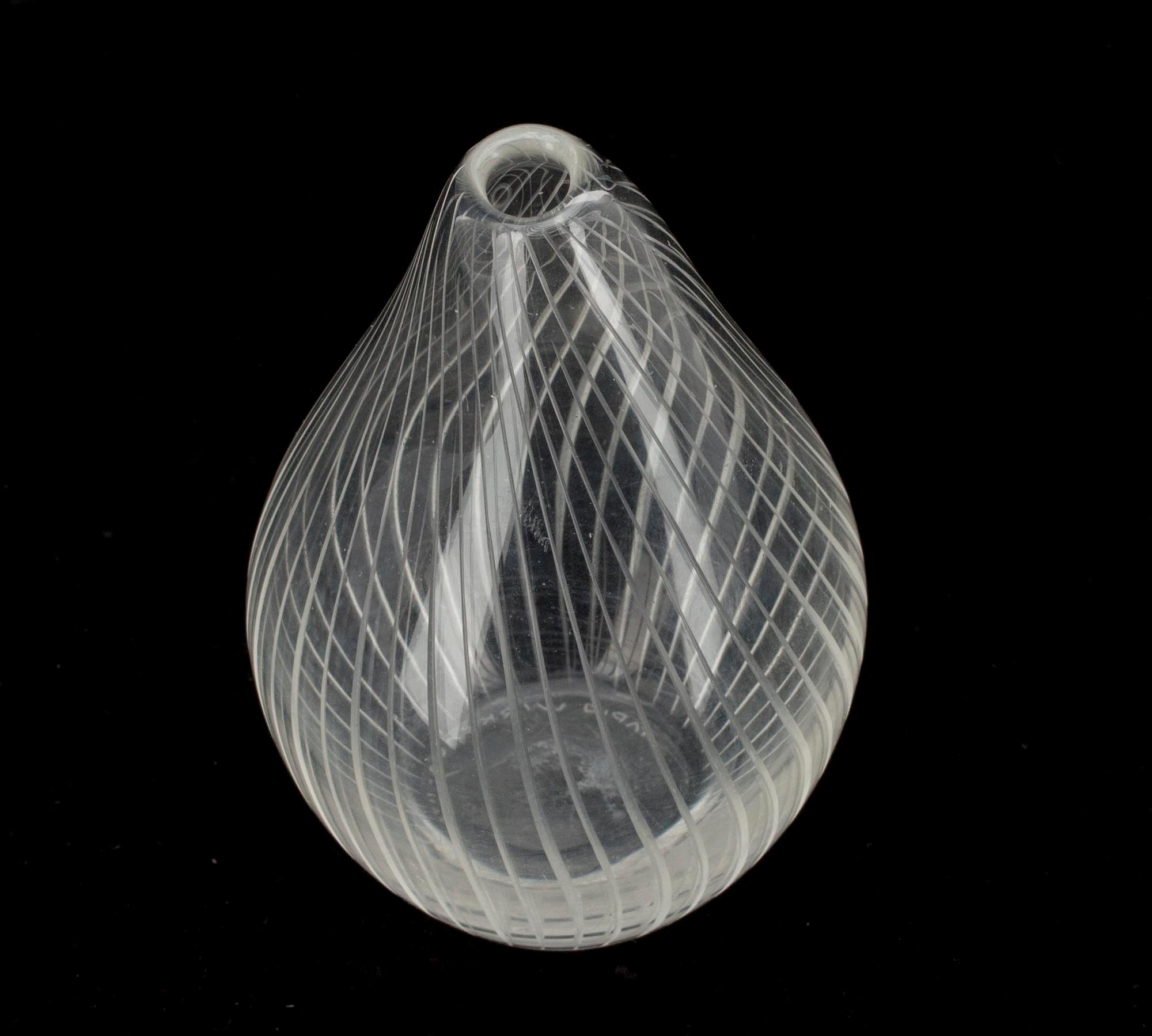 LÖKEN, glas, design, Tapio Wirkkala, signerad, Iittala.