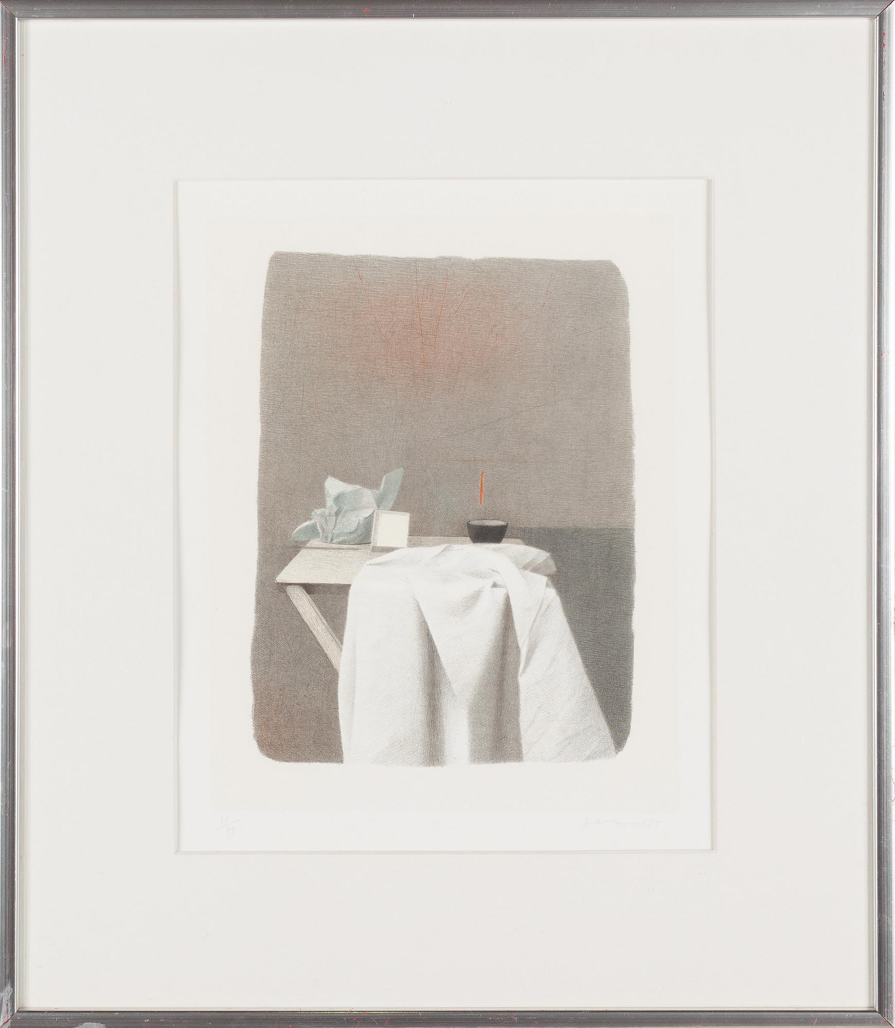 Gianfranco Ferroni, lithograph, signed and dated -85, numbered 11/99.