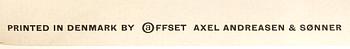 Otto Nielsen, affisch 'Scandinavia by SAS Scandinavian Airlines System', omkring 1958.