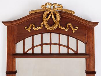 Spegel med konsolbord, eklektisk stil, sekelskifte 1900.