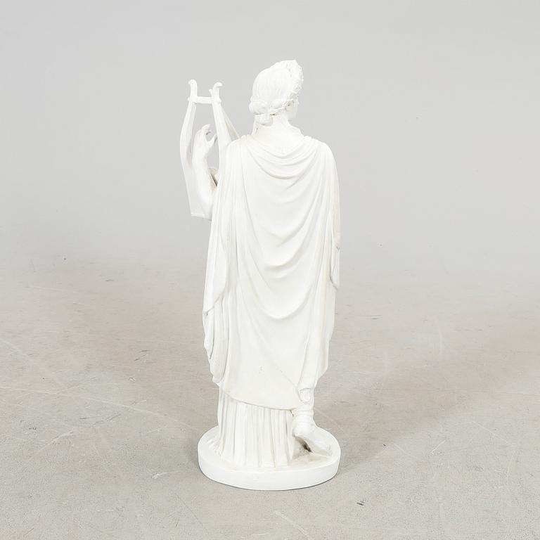 A plaster statue of Erato modern copy.