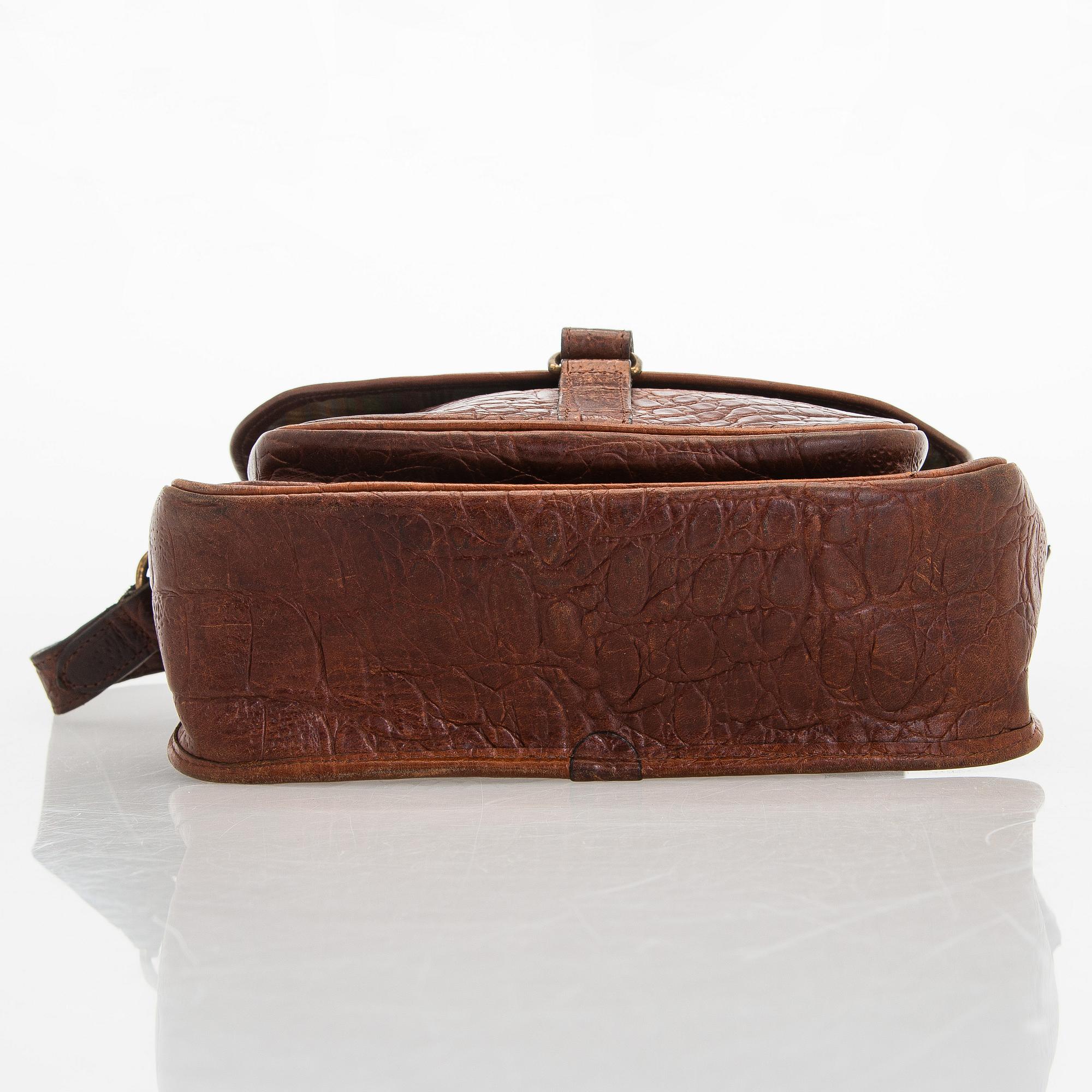 Mulberry, väska samt kalender omslag och plånbok, vintage, England.