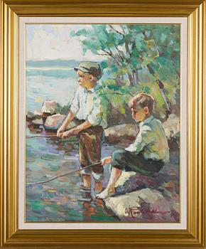 Orvo Raatikainen, Metande pojkar.