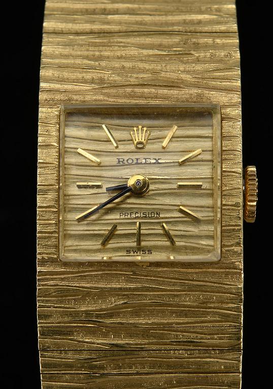 DAMUR, Rolex, guld 18K, model 2825/8 enligt uppgift. 1960-tal. Totalvikt 59 g.