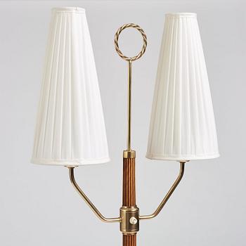 Hans Bergström, a pair of floor lamps, model "567", Ateljé Lyktan, Åhus, Sweden 1940-50's.