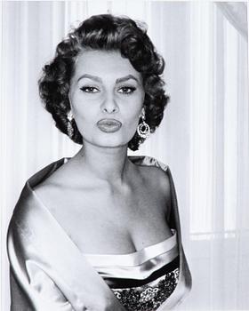 Per-Olow Anderson, "Sophia Loren photographed in Rome 1955".