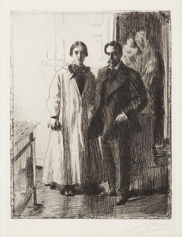 Anders Zorn, "Mr. and Mrs. Atherton Curtis".