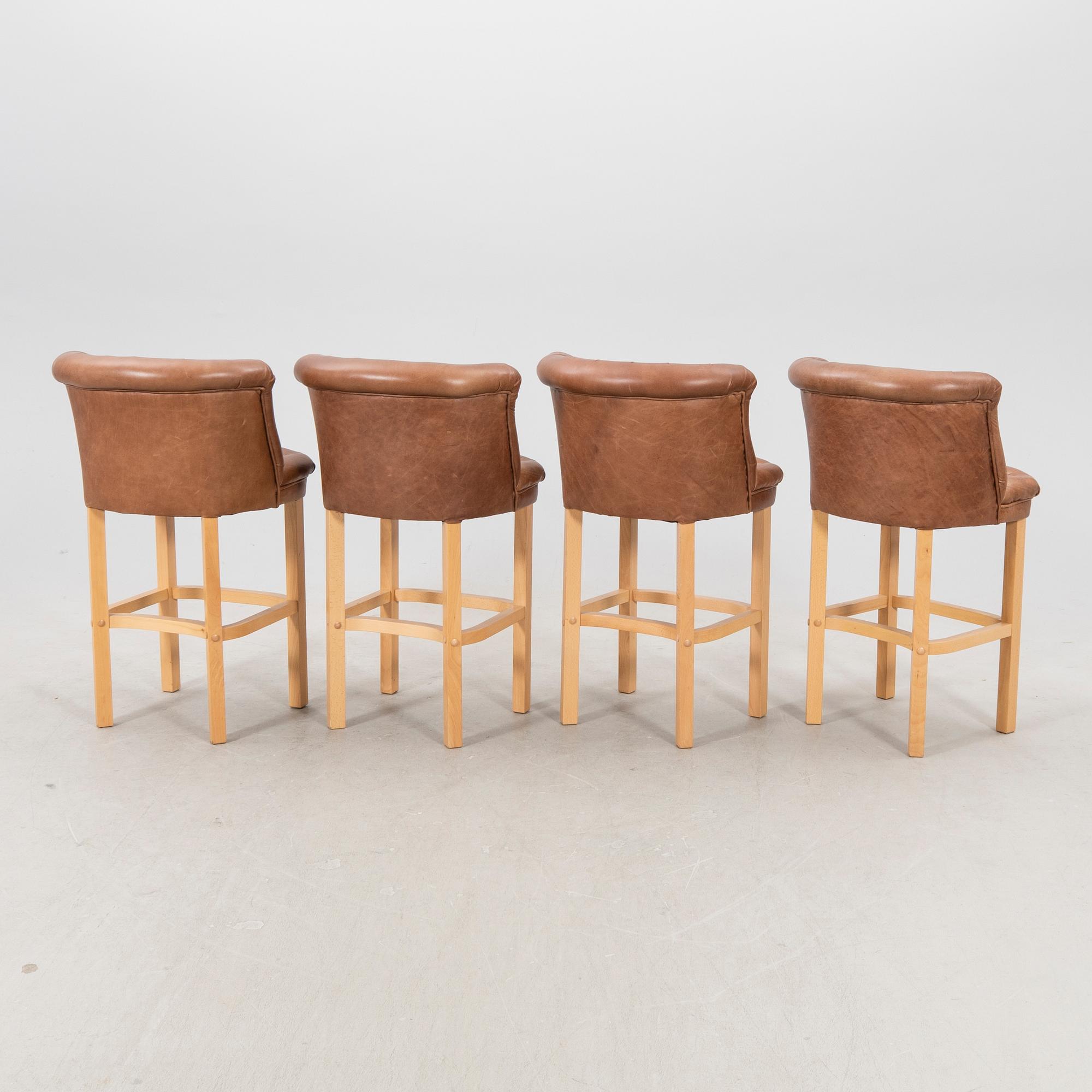 A set of four Milton barstools Lexington 21st century.