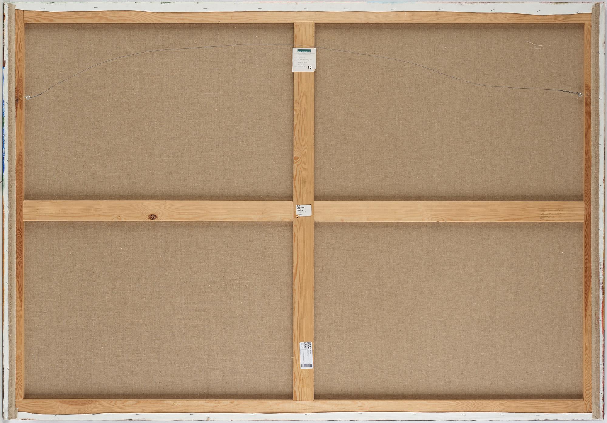 Eva Wolgers, oil on canvas, signed, dated -91.