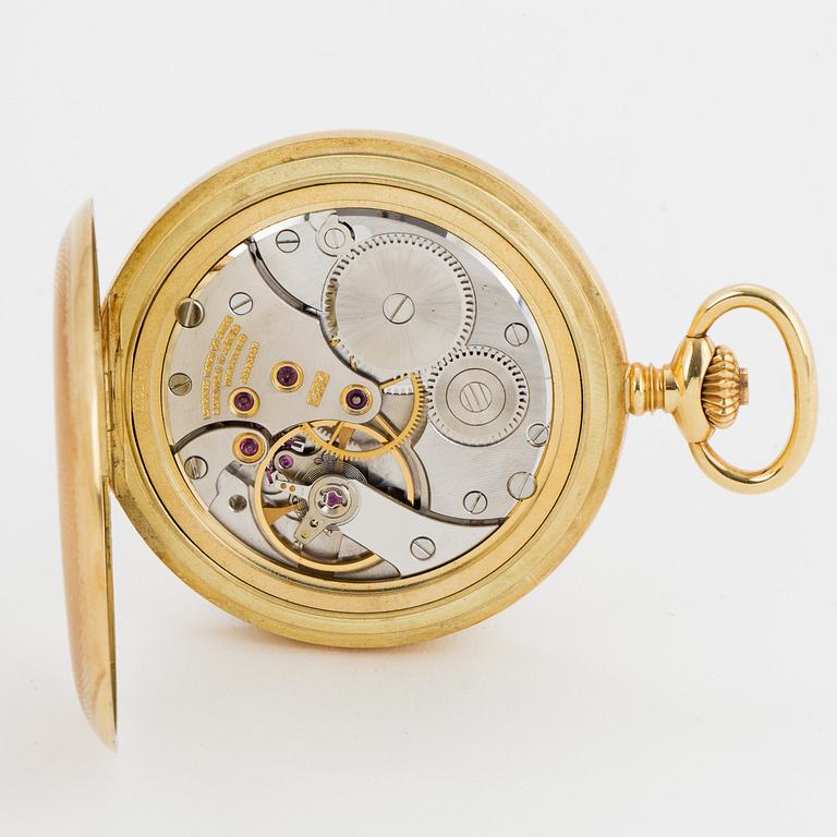 LONGINES, pocket watch, hunter, 50 mm.