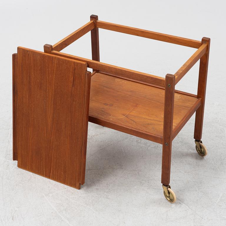 A serving trolley, 1950's/60's.