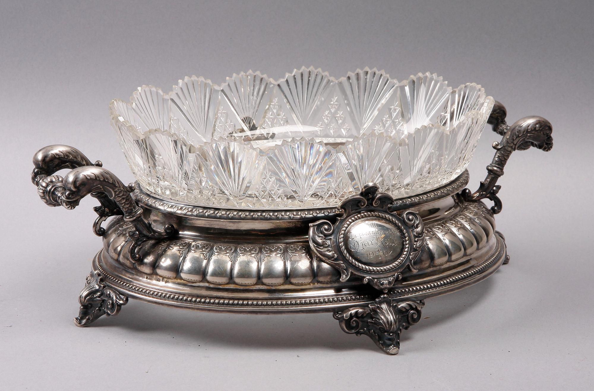 JARDINJÄR, silver, nyrenässansstil, K. Andersson 1899.