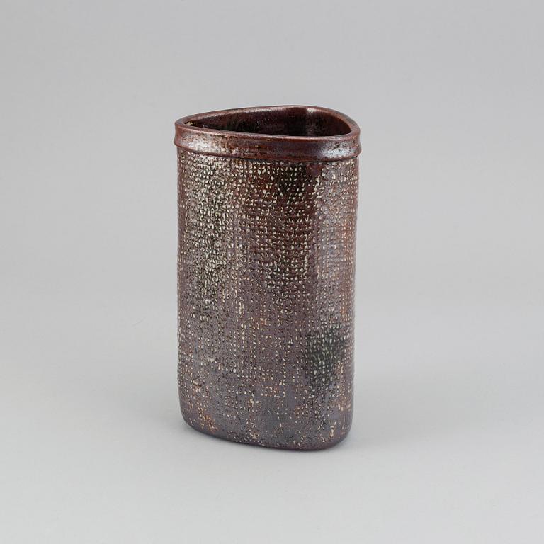 Stig Lindberg, a stoneware vase, signed, Gustavsberg, Sweden.
