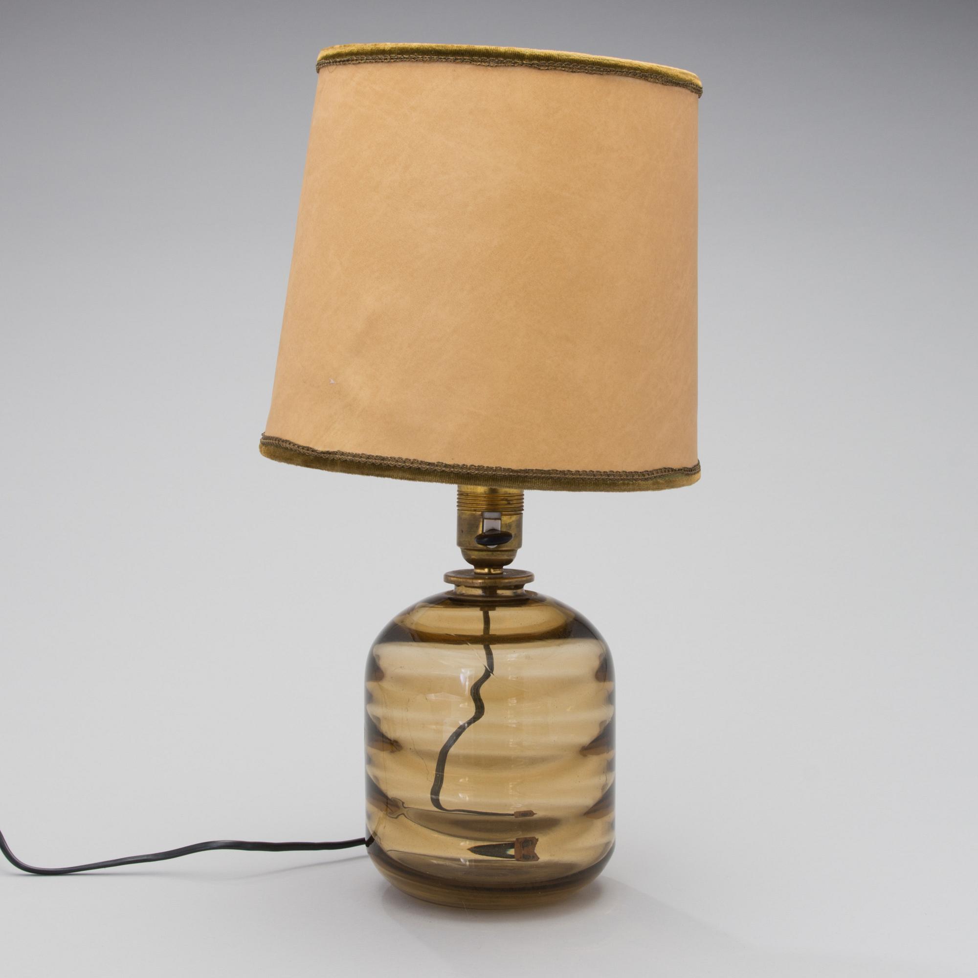 A desk light from the 1930-1940s.